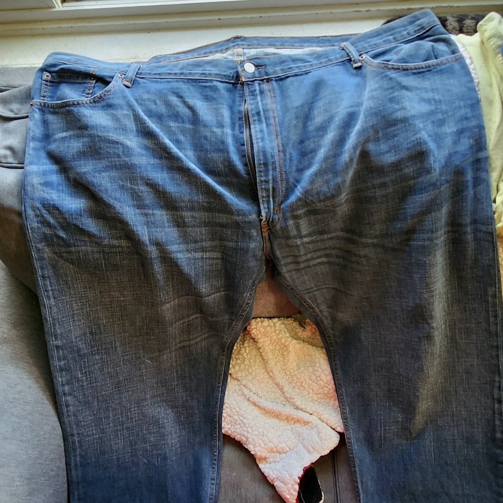 Levi's 559 50x30 Men's Jeans Relaxed Straight Blue Denim Medium Wash